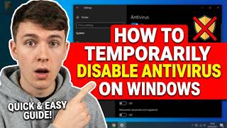 How to Temporarily Disable Antivirus on Windows 11/10