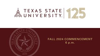 Fall 2024: 6pm Friday, December 13