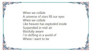 k.d. lang - When We Collide Lyrics