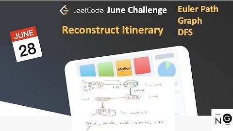 reconstruct itinerary | reconstruct itinerary leetcode | euler path | leetcode 332