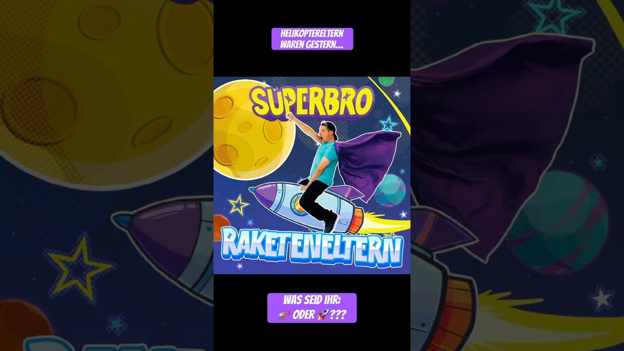 Hand aufs Herz! Seid ihr 🚁-Eltern oder schon 🚀-Eltern?