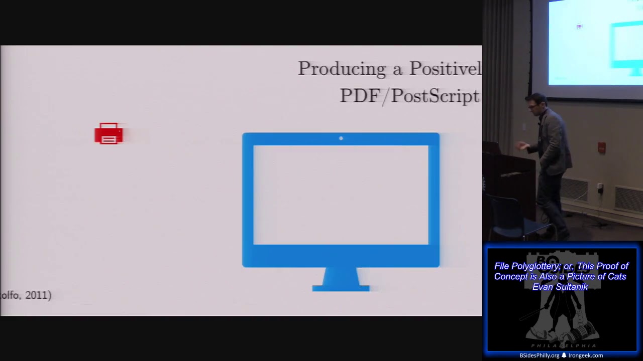 BSidesPhilly cg09 File Polyglottery or This Proof of Concept is Also a Picture of Cats Evan Sultanik
