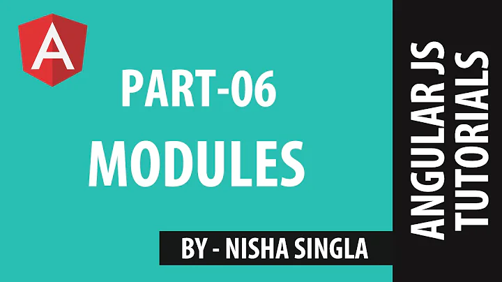 AngularJS Tutorial 6 - Modules