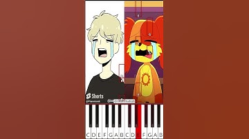 Thumbnail of Wake up meme: Anya VS DogDay x CatNap (@tieanimation) Poppy Playtime 3 - Octave Piano Tutorial