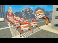 GOO GOO GAGA memes chase in big city and desert in Garry's mod!
