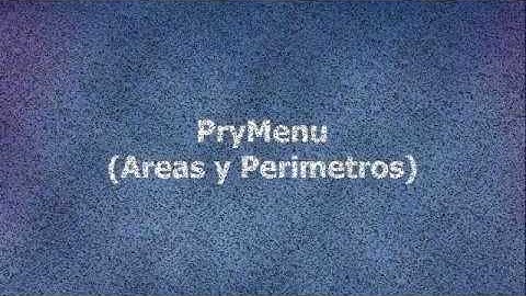 Proyecto Menú de Áreas y Perímetros