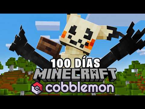 Surviving 100 DAYS in Minecraft POKÉMON (Cobblemon)