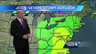 Pittsburgh's Action Weather forecast: showers and thunderstorms
