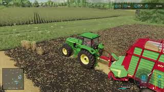 Farming Simulator 22 / SAMANLARI TOPLADIK TARLAYI SÜRDÜK VE GÜBRELEME YAPTIK:) Farming Simulator 22