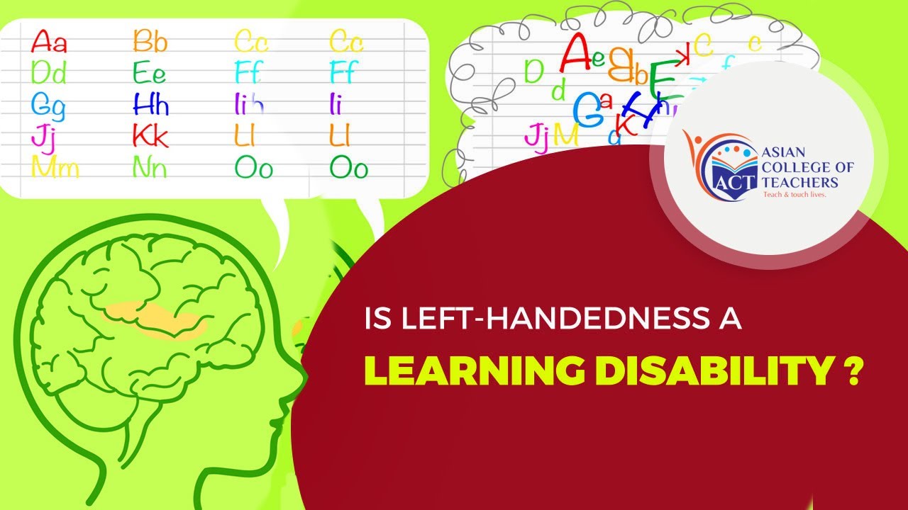 Health Facts Is Left Handedness A Learning Disability Youtube