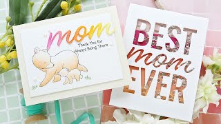 Sweet Simplicity for Mom! Laura Bassen Shares Two Cards Where Less is More