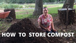 Storing Compost for Future Use