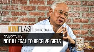 Najib: Not illegal to receive gifts | KiniFlash - 28 June