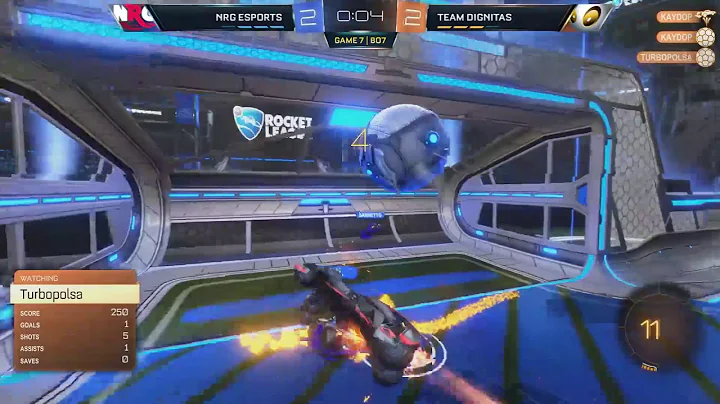 RLCS Insane 0s goal fron jstn. (NRG-Dignitas, RLCS S5)