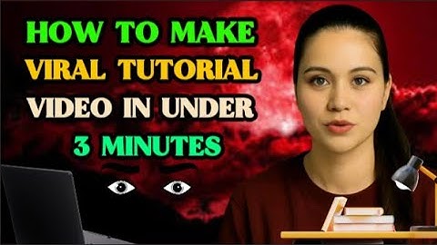 HOW TO MAKE VIRAL TUTORIAL VIDEO IN UNDER 3 MINUTES | Tutorial Masterclass Youtube | Viral Tutorial
