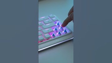 If you want to create a desktop atmosphere, how can you do without RGB blessing?⌨️#kemove#keyboard