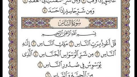 سورة الناس بصوت الشيخ وديع اليمني