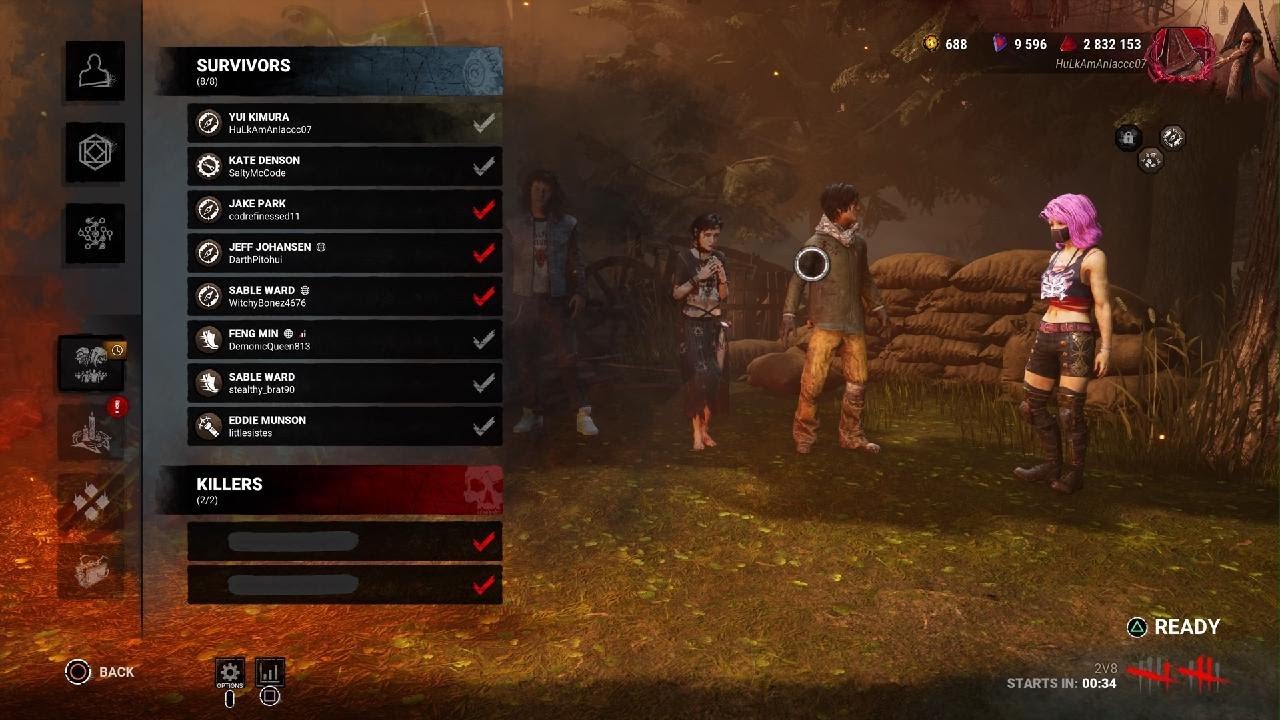 Dead by Daylight 2v8 solo survivor game - YouTube