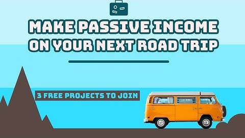 Going on a 4th of July Roadtrip? Why not make some Passive Income while you visit. Here are 3 apps