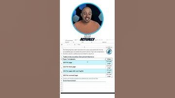 Convert Excel Tables to PDF in Adobe Acrobat Pro DC | Accessibility Tips #exceltips