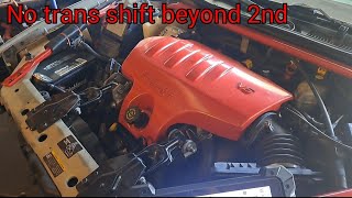 2003 Chevy monte carlo won&#39;t shift,  new transmission and TCM pt1