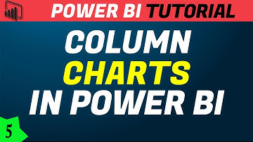 Create Column Chart in Power BI | Charts in Power BI | Power BI Charts | Power BI tutorial in Hindi