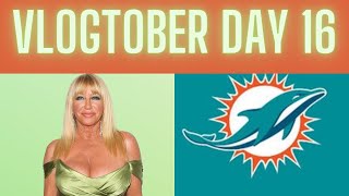 Vlogtober Day 16 S.I.P Suzanne Somers + Congratulations Miami Dolphins + Healthy Grocery Haul +More