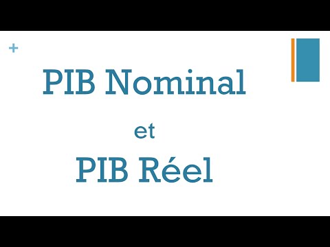 Vidéo: PNB nominal vs PNB réel : quelle est la différence ?