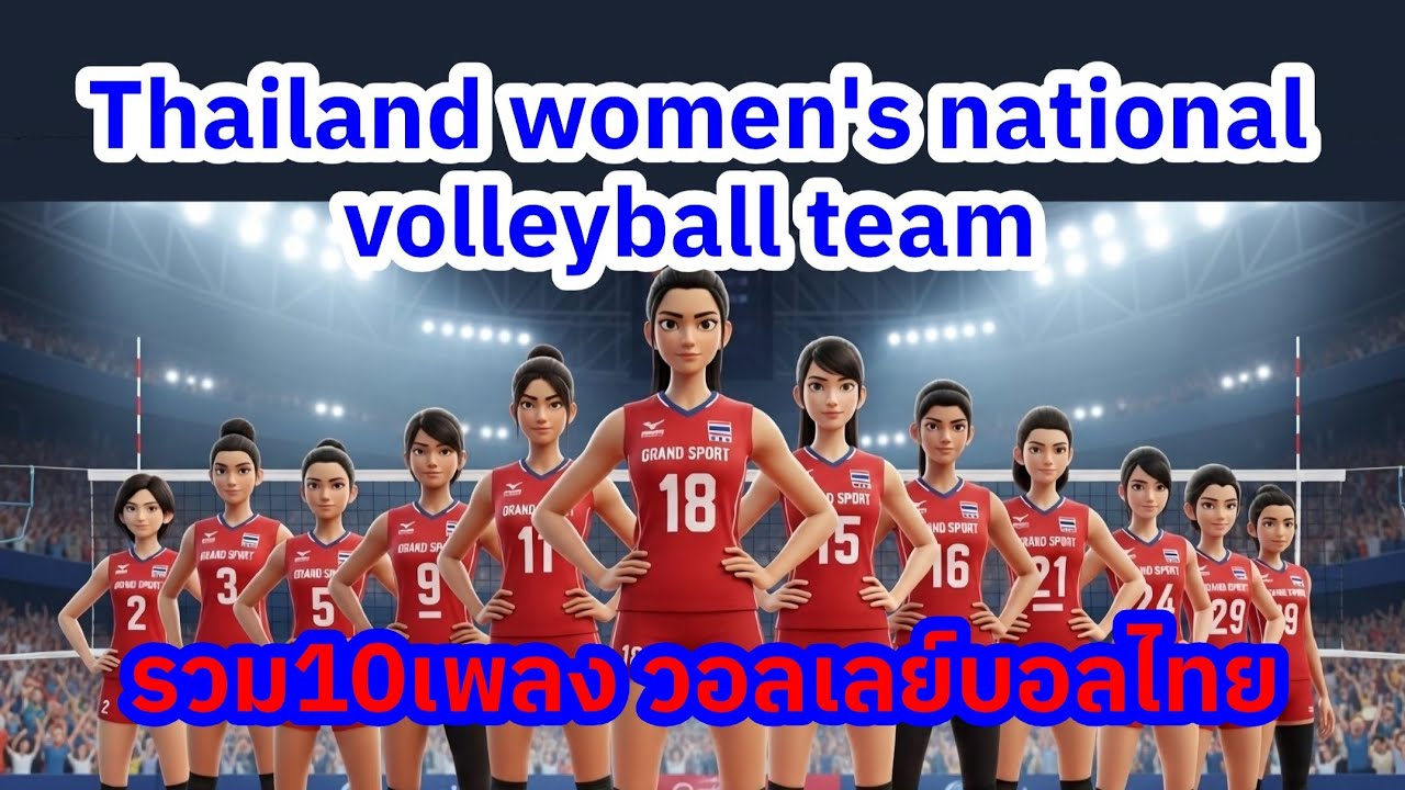 รวม 10 เพลงวอลเลย์บอลไทย (Fanmade Official) | Volleyball Thailand Songs