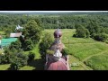 Заброшенный храм Ярославской области, село Ильинское. Drone video