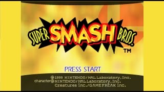 Wii Longplay [032] Super Smash Bros (Virtual Console)