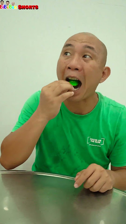 Funny video | Dad's eyes turn gummy #shorts #funny