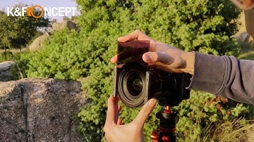 K&F Concept Square Filter Kit ND1000 + GND8 + Metal Square Filter Holder Set SNJ51T