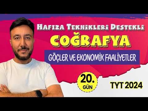 🏆 KAMPPLUS 20. GÜN | Göçler Ve Ekonomik Faaliyetler | Mehmet Eğit  #tyt2024  #tytcoğrafya