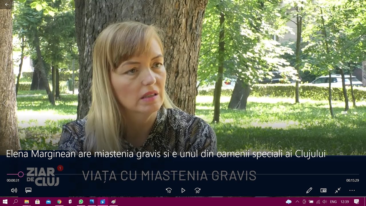 Elena Marginean are miastenia gravis si e unul din oamenii speciali ai Clujului