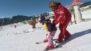 Wie lernen Kinder am leichtesten skifahren?