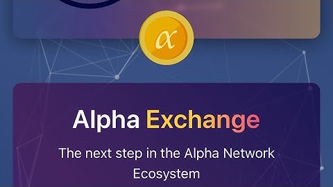 How to use the Alpha Network Exchange