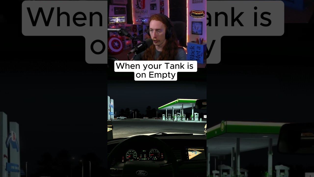 when you run out of gas and refuse to give up  #twitch #gaming #americantrucksimulator #ats