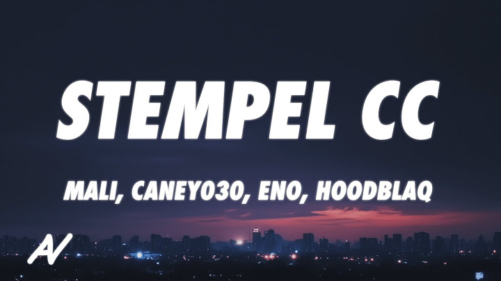 Mali, CANEY030, Eno, Hoodblaq - STEMPEL CC