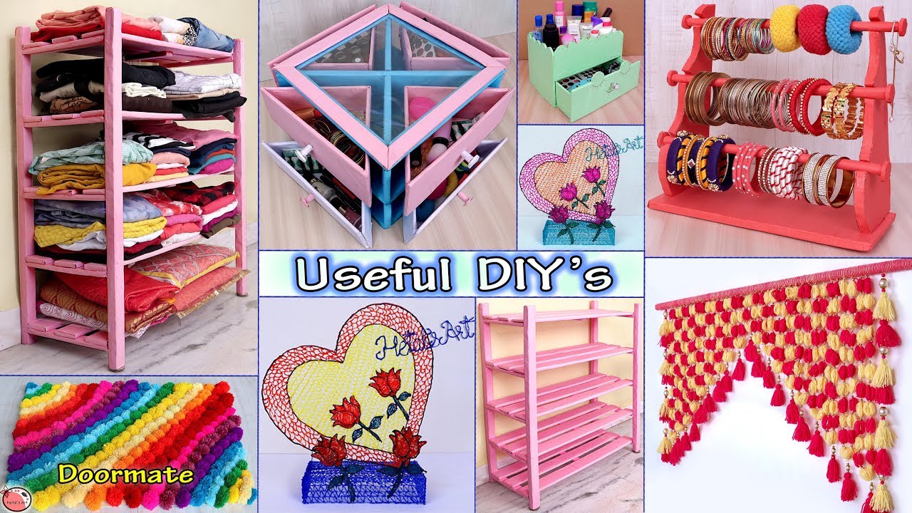 10 Home Use... DIY Room Decor & Organizer Idea DIY Projects