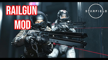 Best New Weapon Mod in Starfield? Railgun Bundle FULL Showcase & Setup