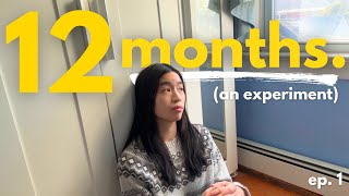 12 months to change my life (an experiment) ep.1 self-improvement