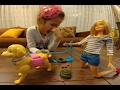 Barbienin köpeği chaelse kaka yapıyor barbie temizliyor, eğlenceli çocuk videosu, toys unboxing