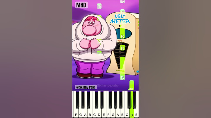 The Ugly Face Meter (Inside Out) @SkinnyPale - Piano Tutorial