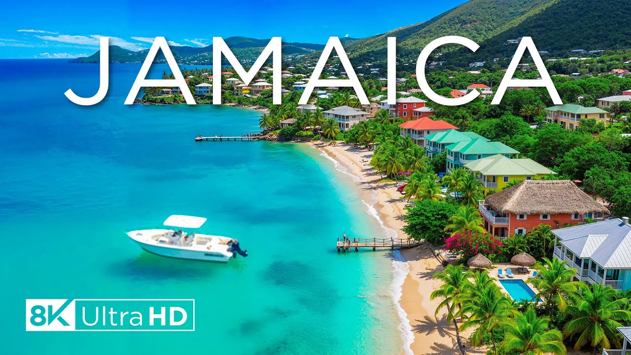 Ямайка 8K UHD — откройте для себя Карибский рай с золотыми пляжами и кристально чистой водой