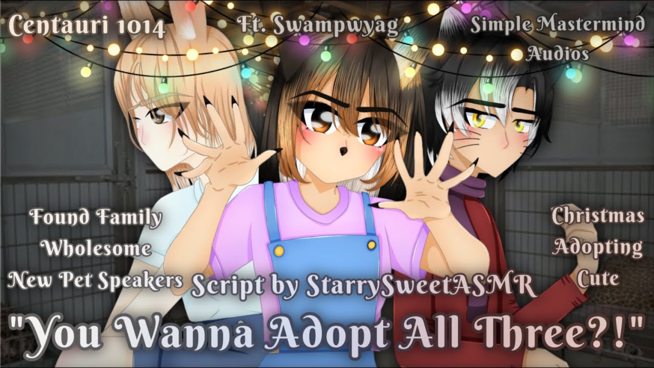 Adopting a Bunny, Kitten and Puppy for Christmas! |MMF4A|[Collab][Found Family][Christmas][Animals]