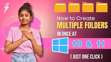 How to Create Multiple Folders And Subfolders Using Notepad | Windows 10 & 11 | Digital 2 Design