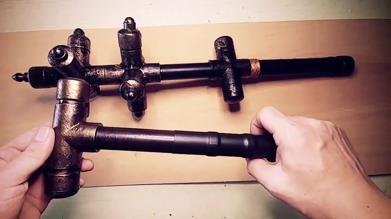 DIY PVC Pipe TOY weapons How to make a/ Homemade PVC Pipe Weapons