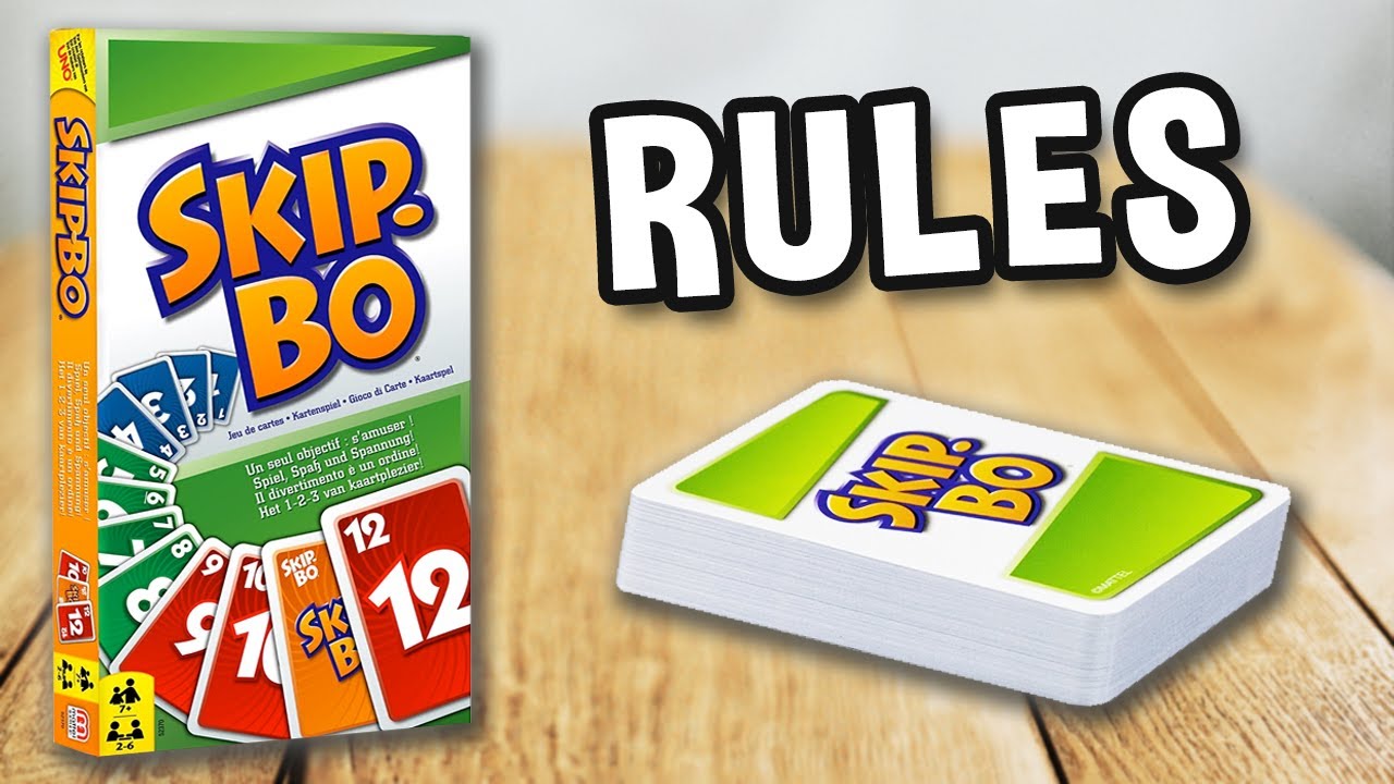 how to play SKIP BO (official gameplay and rules)  SPIELREGELN TV Mattel  Games Skip-Bo skip. bo 