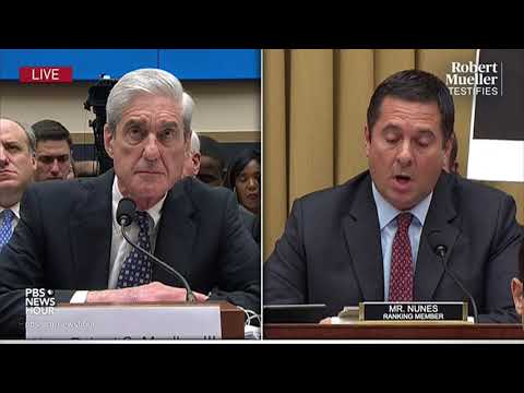 WATCH: Rep. Devin Nunes’ full questioning of Robert Mueller | Mueller testimony